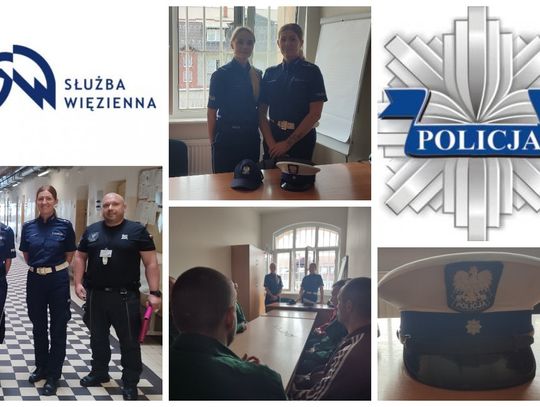 Policjantki z Tczewa edukowały osadzonych w Areszcie Śledczym