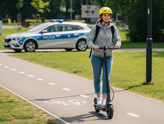 Policyjne działania prewencyjne „Hulajnogi elektryczne” – razem dbajmy o bezpieczeństwo