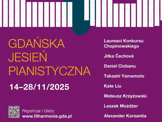 Polska Filharmonia Bałtycka im. Fryderyka Chopina w Gdańsku zaprasza na koncerty symfoniczne i wydarzenia w listopadzie 2025