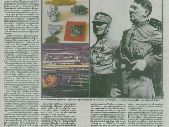 Polskie orzełki jako nazistowskie pamiątki w „Polsce”. Wydawca z kapitałem niemieckim bulwersuje