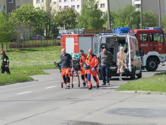 Poparzony uczeń podczas lekcji chemii