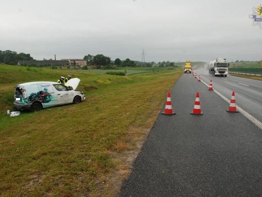 Poślizg na autostradzie