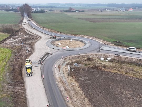 Postępują prace przy budowie obwodnicy Skórcza