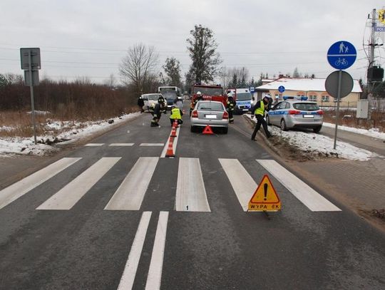 Potrącenie 26-latki w Lublewie