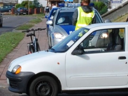 Potrącenie rowerzystki na ul. Kartuskiej