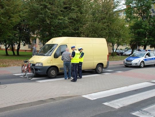 Potrącenie rowerzystki na ul. Młodzieżowej