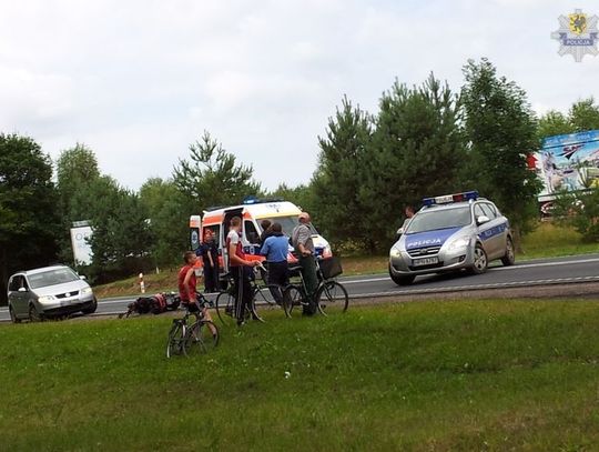 Potrącił motorowerzystę i chciał uciec za granicę