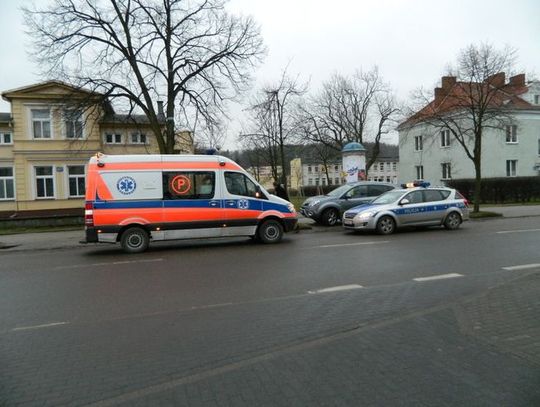 Potrącony na jezdni 