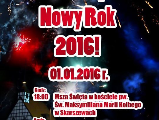 Powitanie Nowego Roku w Skarszewach 