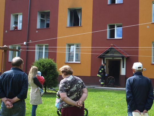 Pożar na ul. Wilczej w Tczewie. Mogło dojść do tragedii 