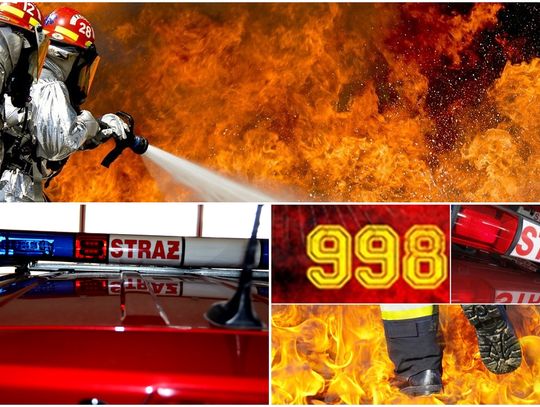 Pożar sklepu i kotłowni oraz wypadki z udziałem ciężarówki i dostawczaka. KRONIKA STRAŻACKA 7-13.06.2021