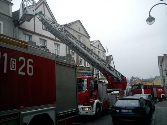 Pożar w budynku mieszkalnym w Tczewie