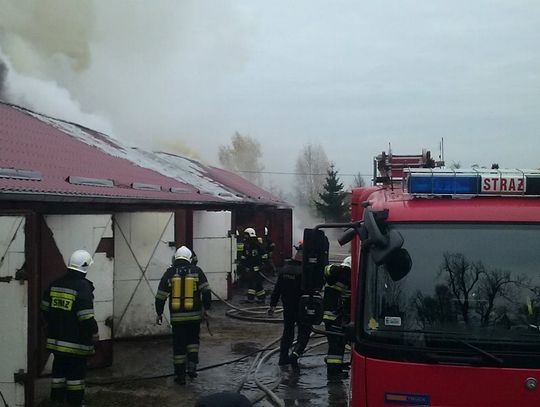 Pożar w centrum miasta