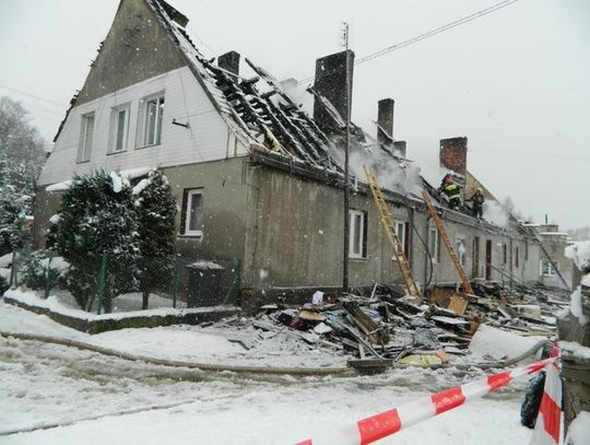 Pożar w domu wielorodzinnym