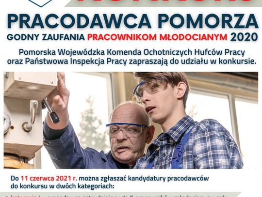 „Pracodawca Pomorza - godny zaufania pracownikom młodocianym 2020”