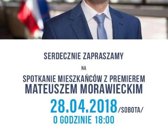Premier Morawiecki przyjedzie do Pelplina. W sobotę spotkanie z mieszkańcami