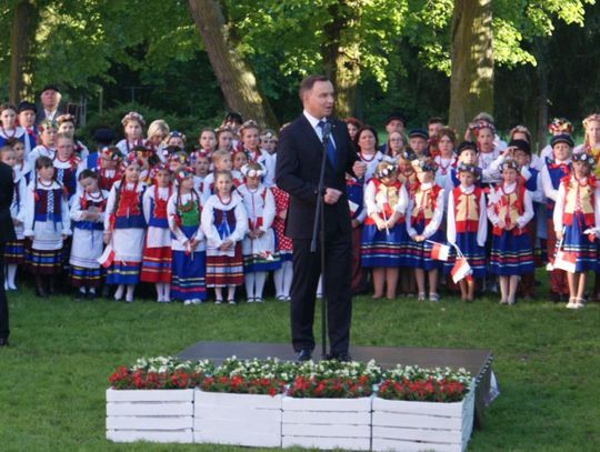Prezydent Andrzej Duda w Pelplinie.