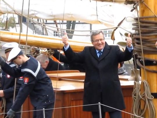Prezydent Komorowski w Gdańsku.