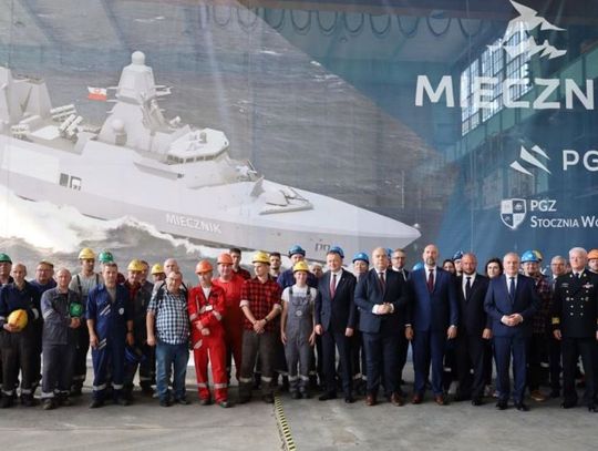 Program "Miecznik". Rozpoczęcie realizacji trzech nowych fregat w Stoczni Wojennej w Gdyni