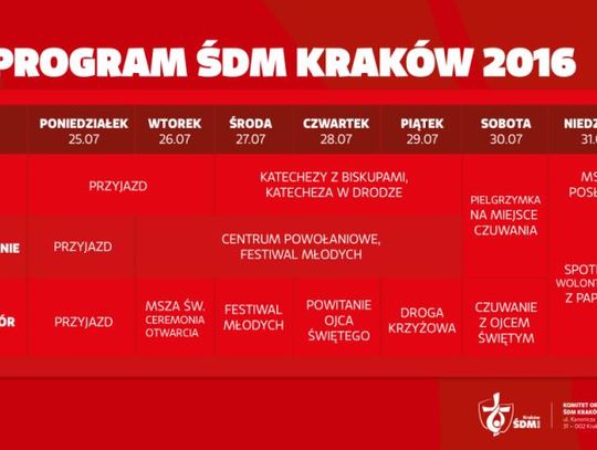 Program Światowych Dni Młodzieży w Krakowie