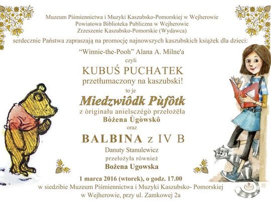 Promocja książki Miedwiédz Pùfôtk