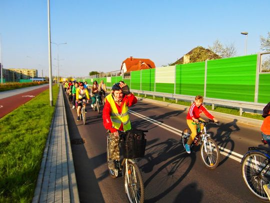 Promowali jazdę na rowerze