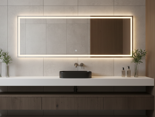 Prostokątne Lustra LED: Jak Oświetlić Łazienkę Stylowo?
