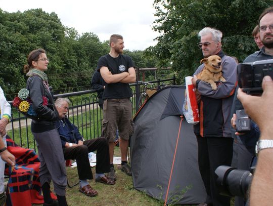 Protest głodowy. Kolejny namiot stanął pod Urzędem Miejskim w Gdańsku