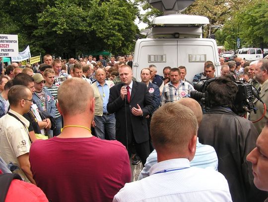 Protest w obronie lasów