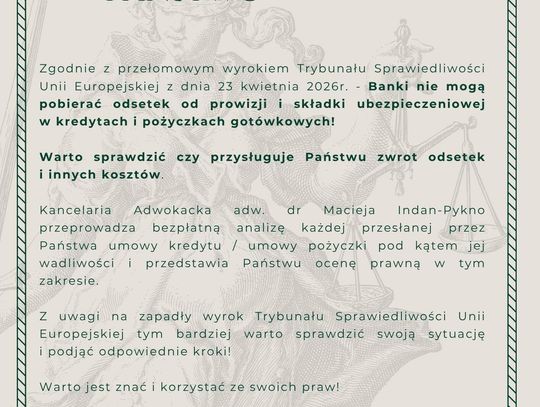Przełomowy wyrok TSUE: Czy banki będą musiały zwracać miliardy złotych?