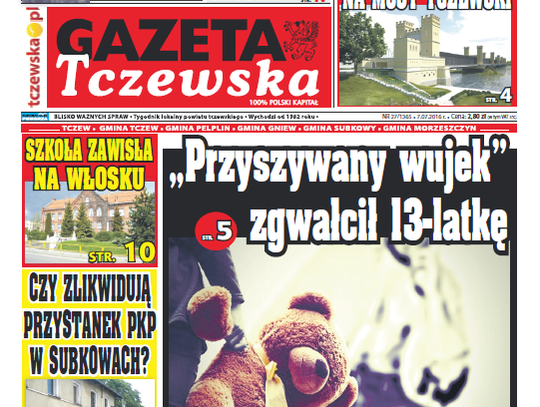 „Przyszywany wujek” zgwałcił 13-latkę. Czytaj GT