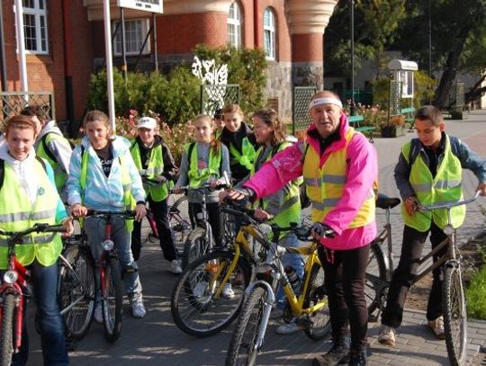 Rajd rowerowy gimnazjalistów - w „dziesiątkę” dookoła gminy!