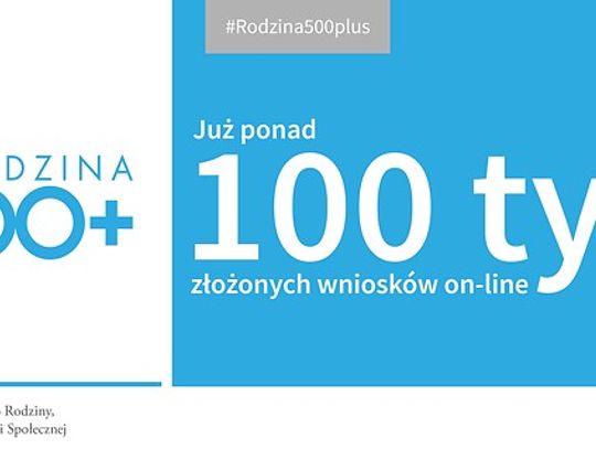 Rodzina 500 plus - 100.000 wniosków w kraju, ponad 3,5 tys. w Gdańsku