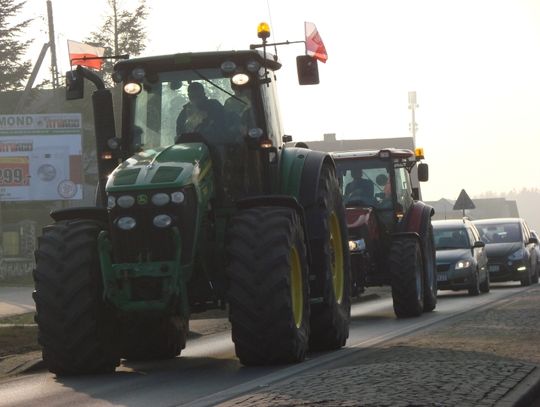Rolnicy protestują! Utrudnienia w ruchu na drodze nr 22 w Starogardzie Gd.