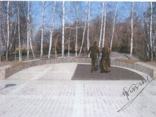 Ronald Reagan i Jan Paweł II w parku na gdańskiej Zaspie 