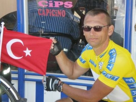 Rowerem do Izraela - Szlagowskim już ma 3000 km w pedałach