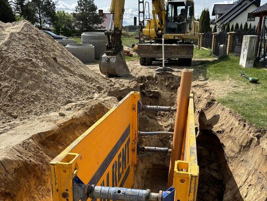 Rozpoczęto budowę kanalizacji i oczyszczalni ścieków w Pogódkach
