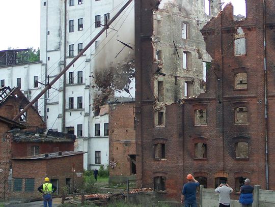 Runęły młyny (ZDJĘCIA Z MIEJSCA AKCJI)