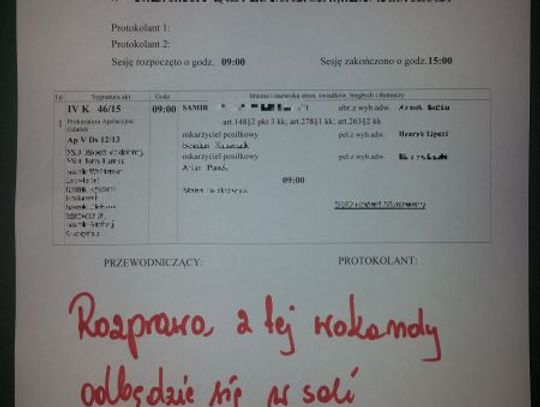 Rusza proces Samira S. oskarżonego o zamordowanie rodziny w 2013 roku