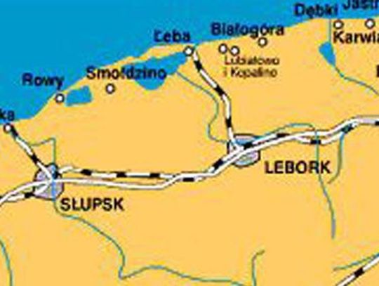 Rybacka blokada drogi krajowej pod Lęborkiem