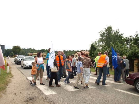 Są efekty protestów - Droga będzie bezpieczna, szeroka i atrakcyjna również dla rowerzystów