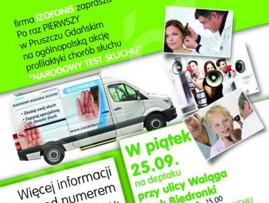 Słuchobus w Pruszczu Gdańskim