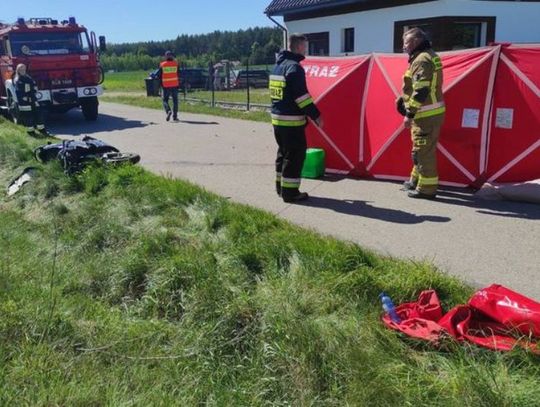 Śmierć motocyklisty po nieustąpieniu pierwszeństwa przejazdu przez kierującego autem