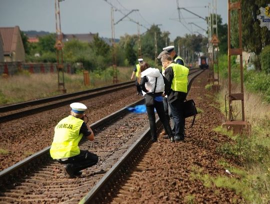 Śmiertelne potrącenie na torach