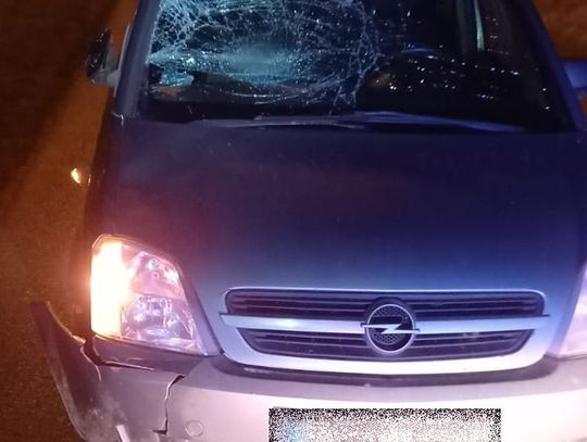 Śmiertelne potrącenie pieszego w Grobelnie (pow. malborski)