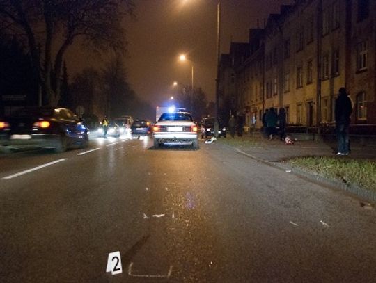 Śmiertelnie potrącona na jezdni