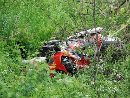 ŚMIERTELNY WYPADEK MOTOCYKLISTY