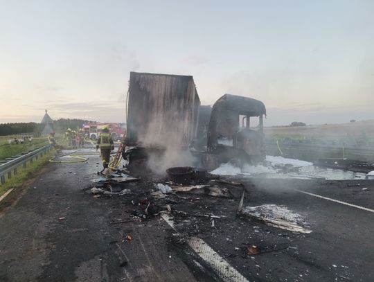 Śmiertelny wypadek na autostradzie A1 w rejonie miejscowości Rombark