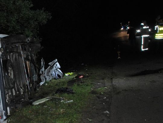 Śmiertelny wypadek w gminie Cewice. Policjanci wyjaśniają okoliczności tego zdarzenia i apelują o ostrożność na drogach
