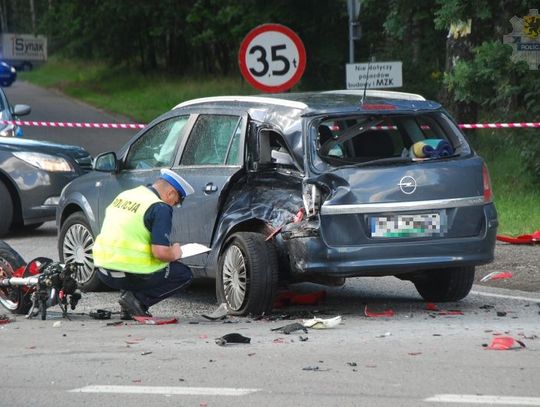 Śmiertelny wypdek motocyklisty na "Berlince"